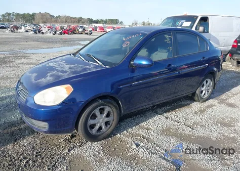 2008 Hyundai Accent Gls from USA, damaged, VIN KMHCN46C38U249903